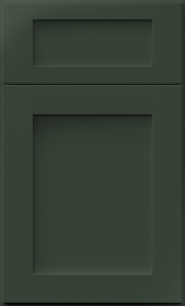 Forest Green kitchen cabinets
